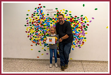 Clara with Elijah's Dad Tom Straw