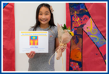 Clara Mah, 27th recipient of the Elijah Straw Helping Hand Award
