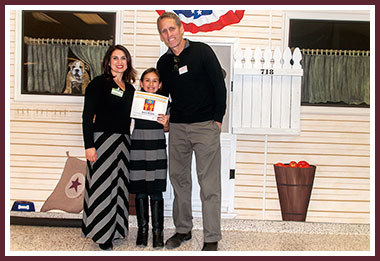 Maria with proud parents Rosana & Jeff